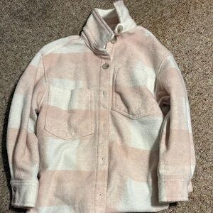 H&M Pink and White Jacket